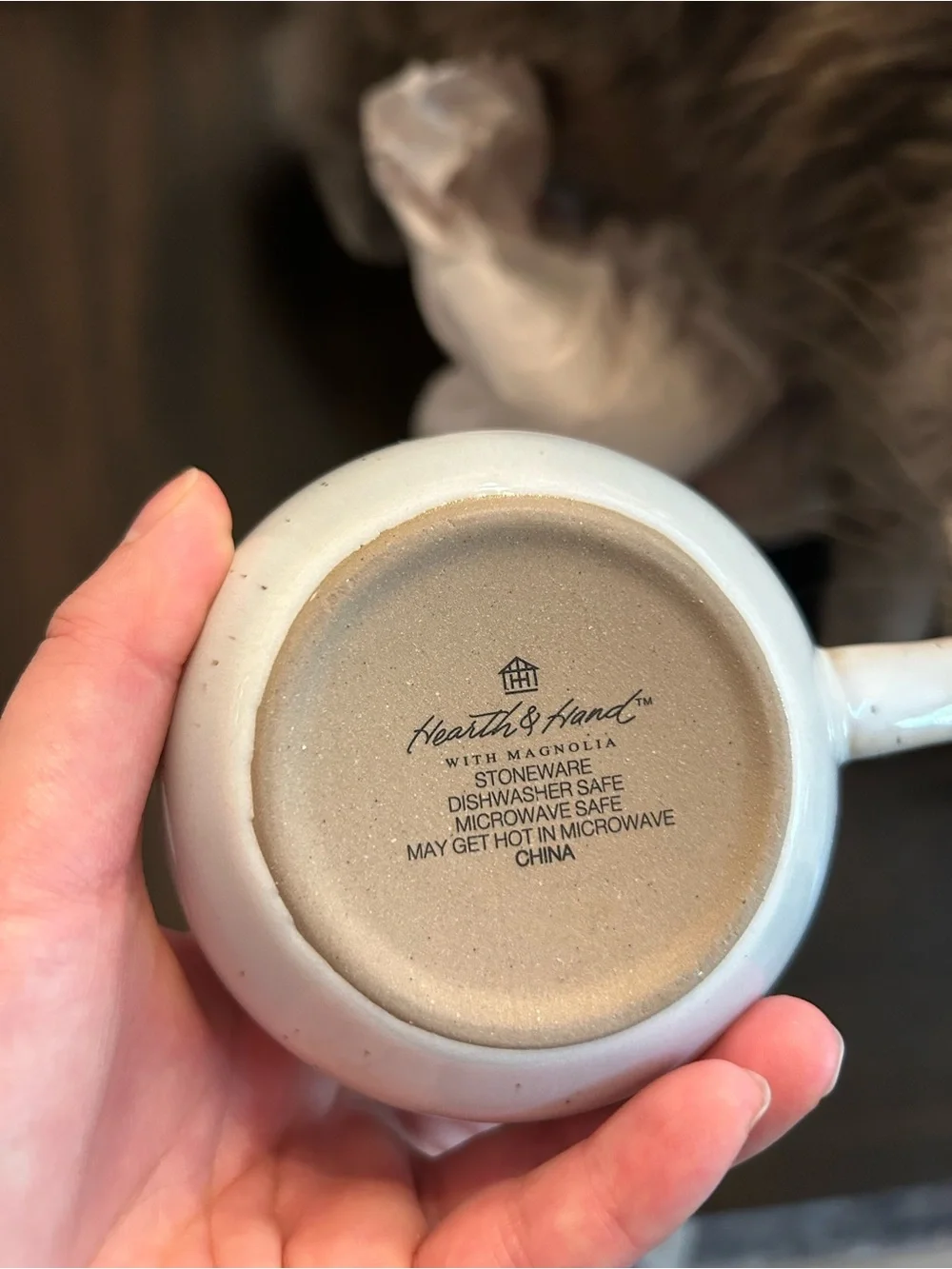 Hearth and Hand set of 4 ceramic 10oz coffee mugs